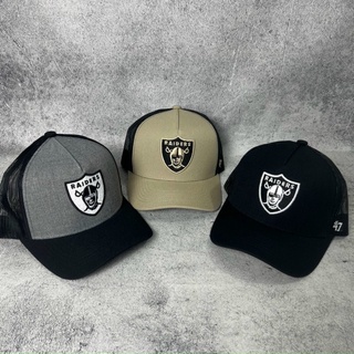 Nón kết phối lưới logo raiders