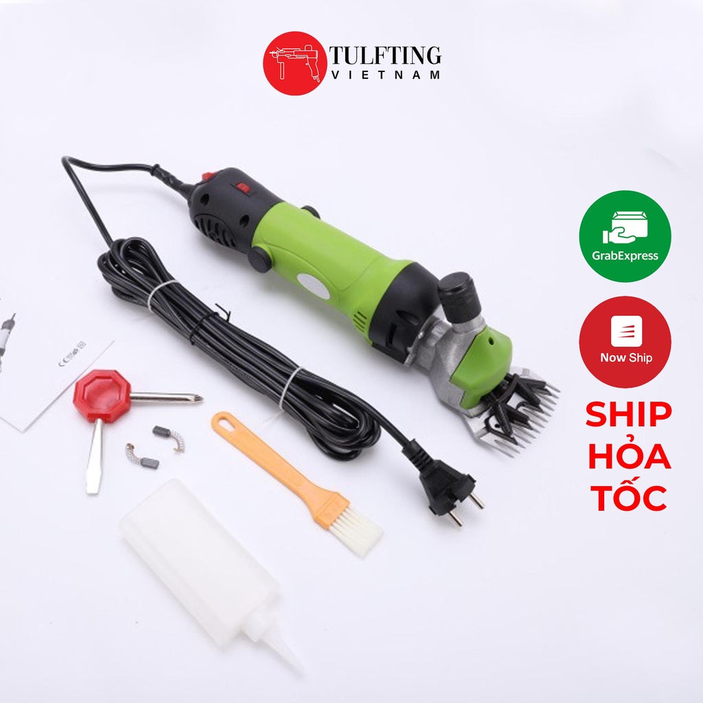 Máy cắt lông cừu, 6 tốc độ cắt điều chỉnh, fullbox và phụ kiện đi kèm, tặng dầu tra máy | Adjustable Speed Sheep Shear