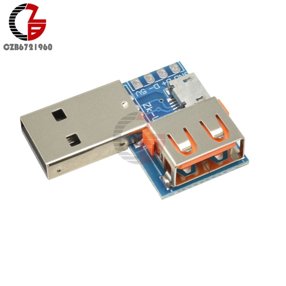 4 in 1 USB Converter USB Male to Female to Micro USB to 2.54mm 4P Terminal Adapter Module Voltage Date Converter Connector Board | BigBuy360 - bigbuy360.vn