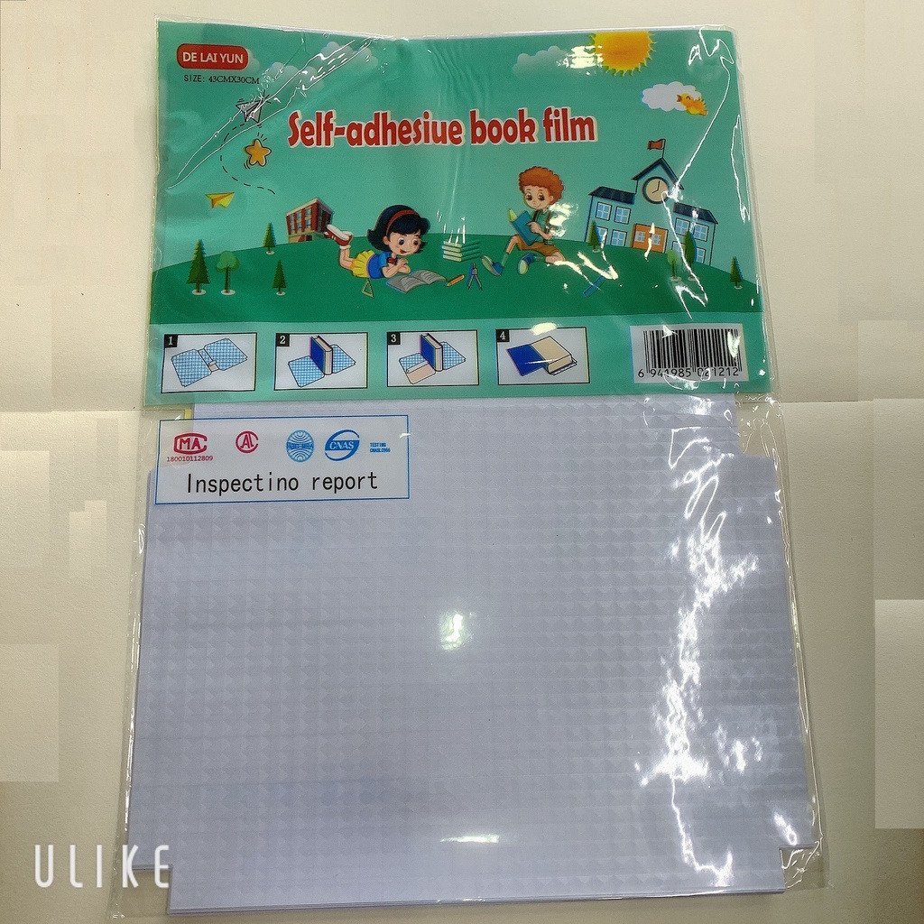 [KÈM QUÀ TẶNG] Tập 10 tờ Decal bọc sách vở size 43x30cm TCT032 kèm nhãn vở + bút chì