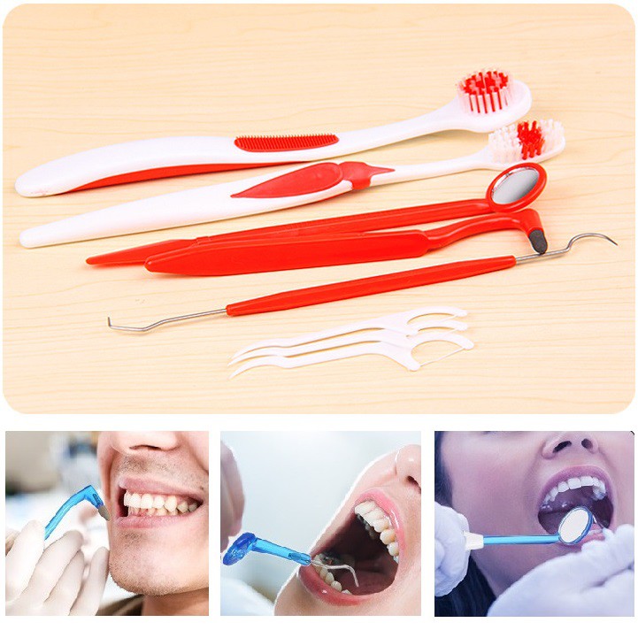 BỘ CHĂM SÓC RĂNG 8 MÓN CHUYÊN NGHIỆP - 000639