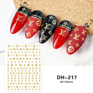 Sticker nails thương hiệu vl - hình dán móng 3d dh-217