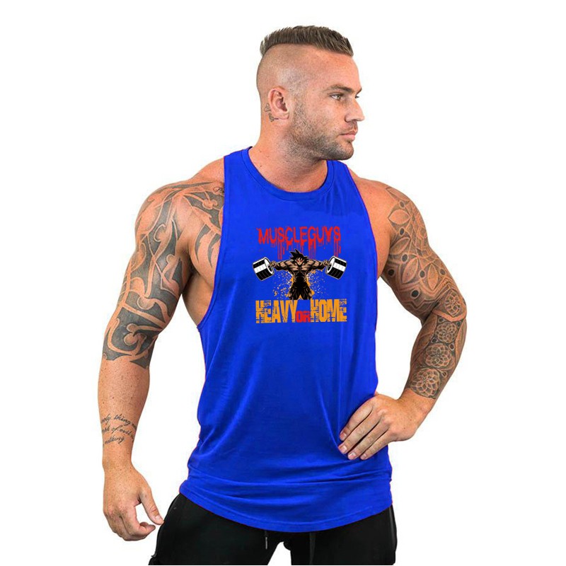 Instock Korean Fashion Loose Causal Sleeveless Tank Tops Dragon Ball Z Graphic Singlets