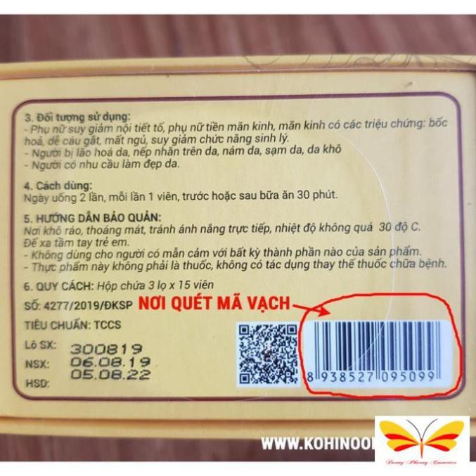 Sâm Tố Nữ Puecolazen kohinoor Cam Kết Hàng Chính Hãng | Thế Giới Skin Care