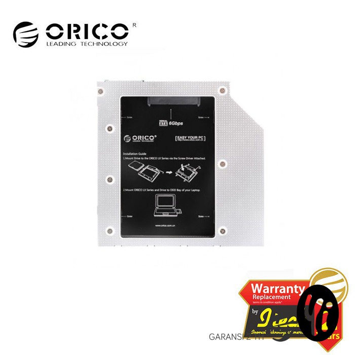 Caddy Orico L95Ss Nhôm 2.5 Inch 7mm 9.5 mm Internal Sata3 Slot