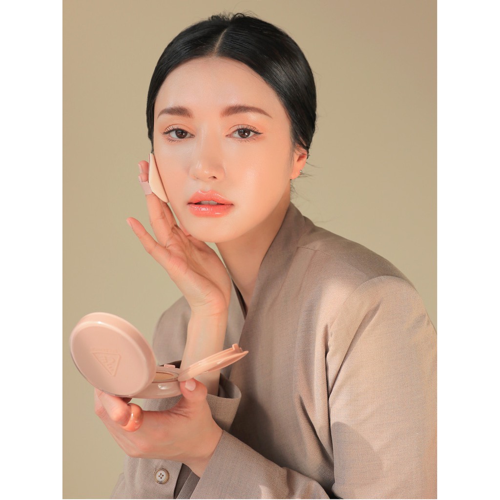 Phấn Nước 2 Lõi 3CE Glow Cushion SPF50+ PA+++ 15gx2