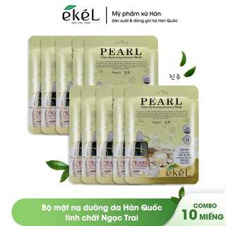 10 miếng mặt nạ dưỡng da ngọc trai Ekel