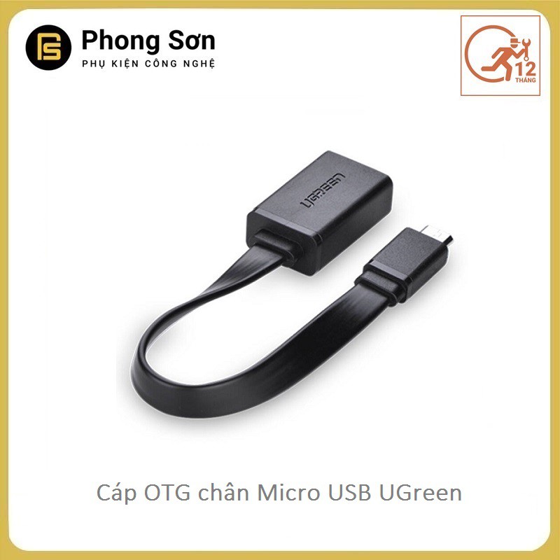 Cáp OTG Micro USB 2.0 UGREEN 10821 | BigBuy360 - bigbuy360.vn