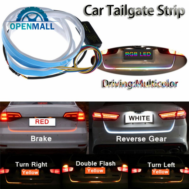 Dải đèn LED RGB 1.2m 12V 36 bóng chống nước cho xe hơi + Bộ phụ kiện đi kèm