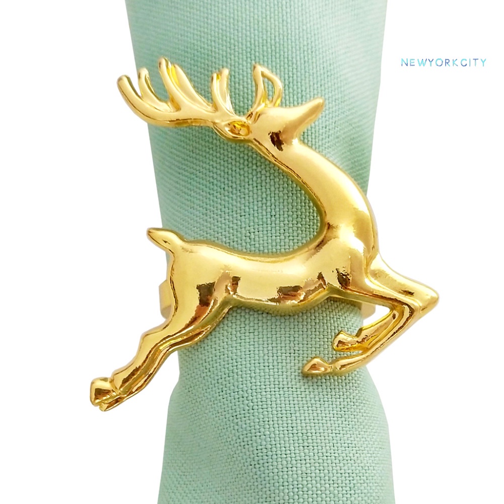 Vòng Nhẫn Khóa Khăn Ăn Bằng Hợp Kim Trang Trí Bàn Tiệc Cưới / Giáng Sinh