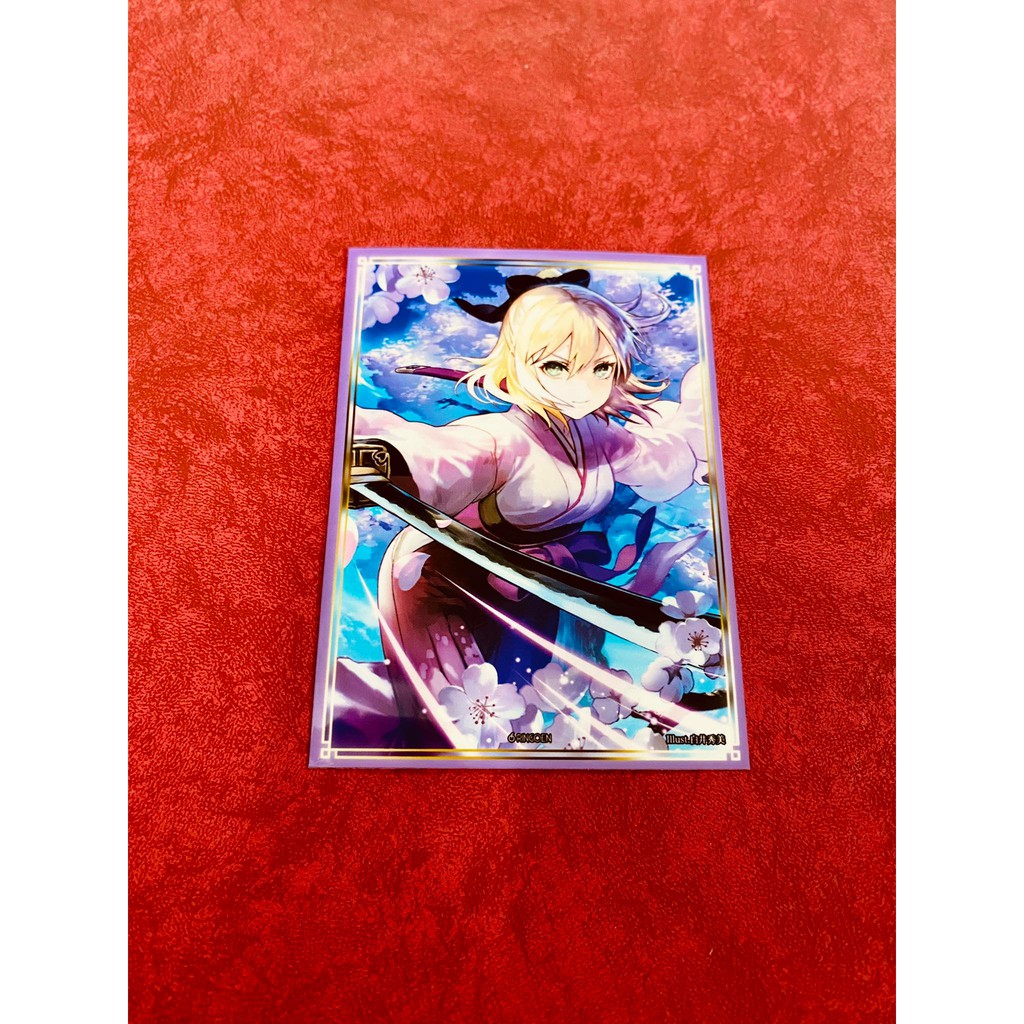 [ Dưa Hấu Yugioh ] Bọc bài lẻ chính hãng Standard Size - Okita Souji - Sleeve 6,7cmx9,2cm