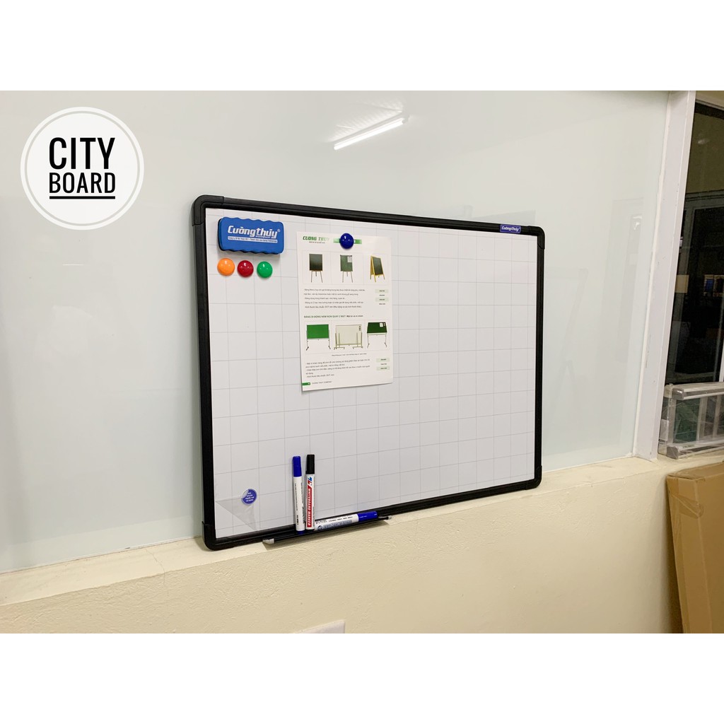 Bảng từ trắng khung đen dòng Special - Bảng Cường Thúy