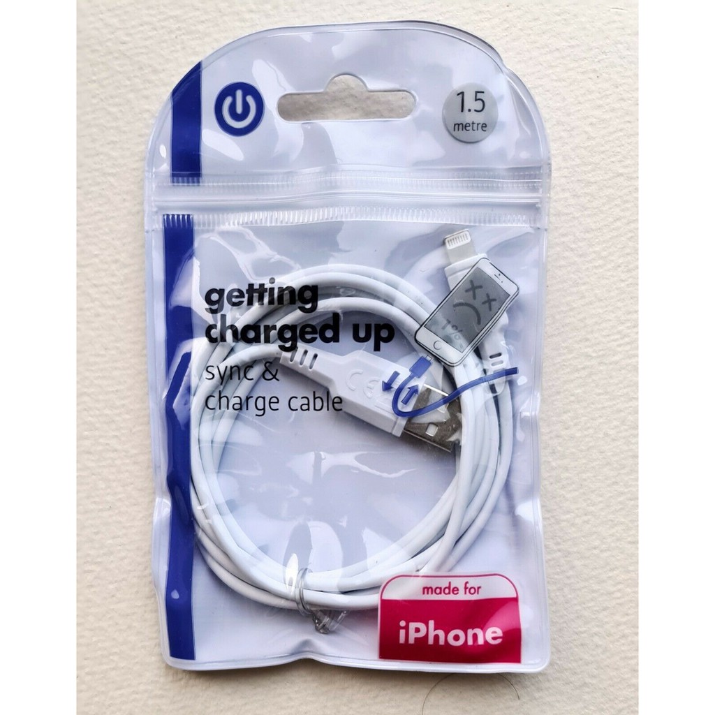 Cáp iPhone SIGNALEX chính hãng,dài 1,5m,dòng sạc max 1.5A Siêu Nhanh, Siêu RẺ, mua 5 tặng 1