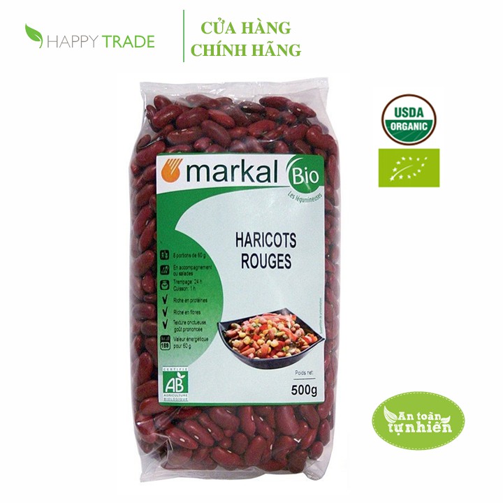 Đậu đỏ Kidney hữu cơ Markal 500g