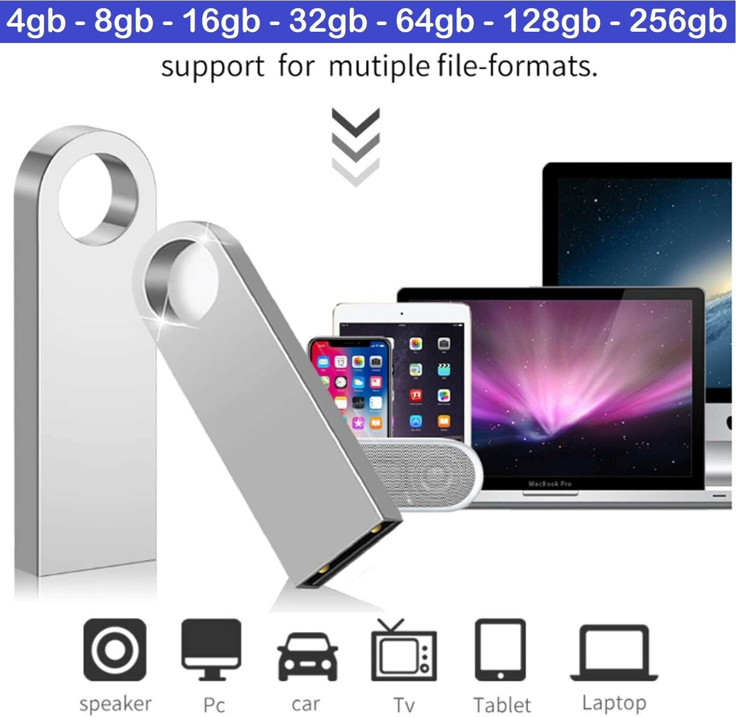 Ổ đĩa flash USB 2.0 512GB 256GB 128GB 64GB 32GB 16GB 8GB 1GB 1TB