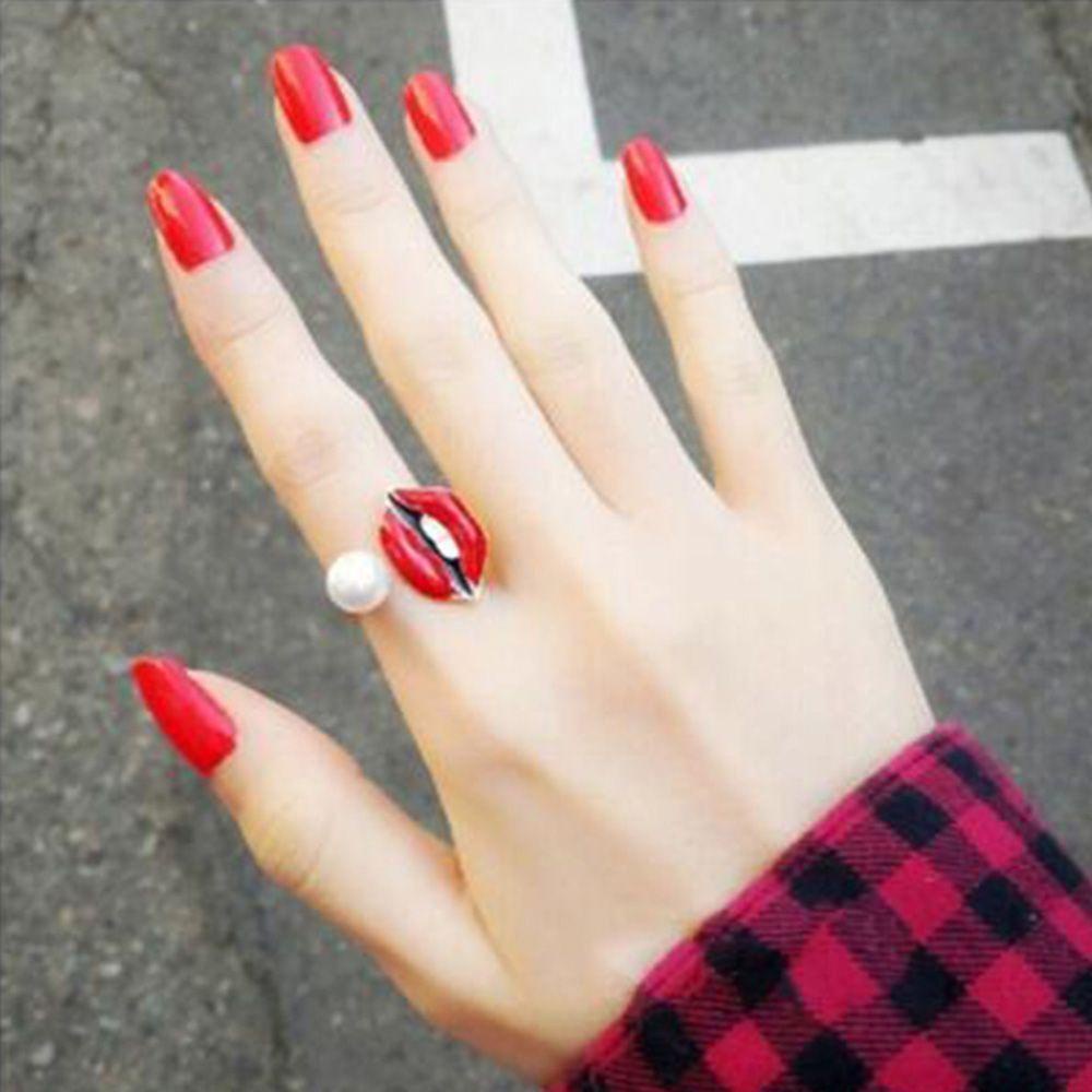 Nhẫn Thiết Kế Tinh Tế Quyến Rũ MớiNhẫn Hở Ngón Có Thể Điều Chỉnh Kích Cỡ