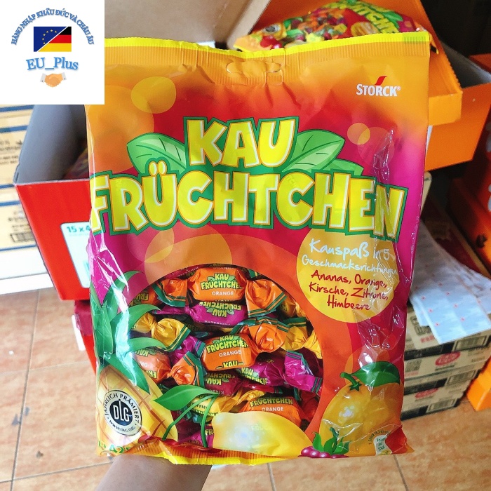 Kẹo dẻo trái cây softmix 500g - Đức/ Kẹo mềm Kau Fruchtchen 425g -vị trái cây