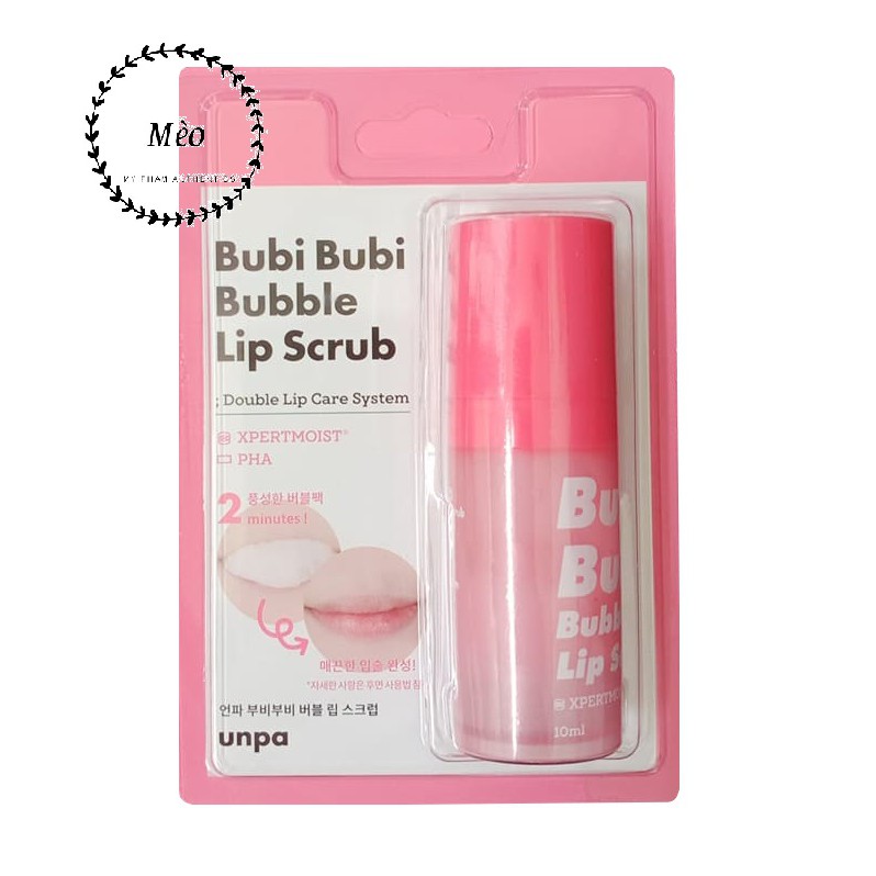 TẨY DA CHẾT MÔI SỦI BỌT UNPA BUBI BUBI LIP