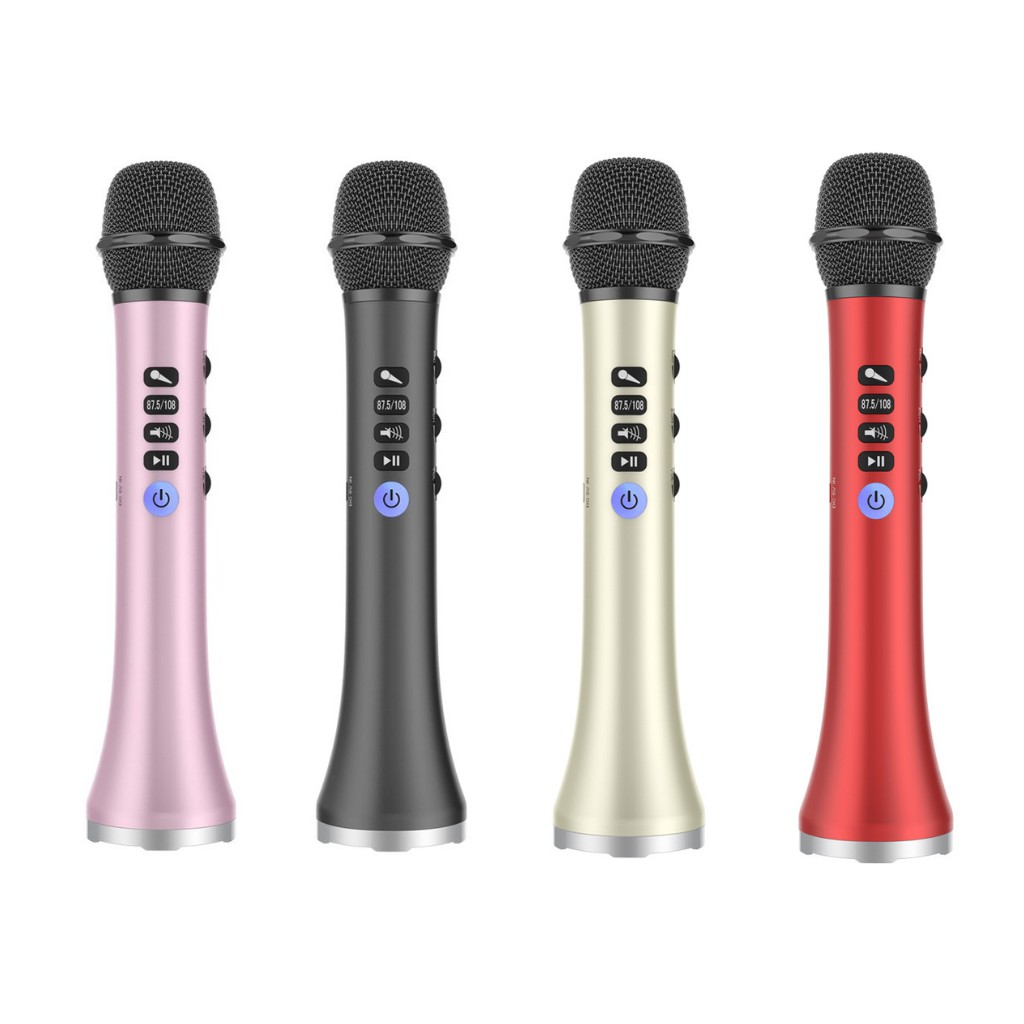 Mic Karaoke Kiêm Loa L698 Âm Thanh Hay Hỗ Trợ Hát Trên Loa Ô Tô