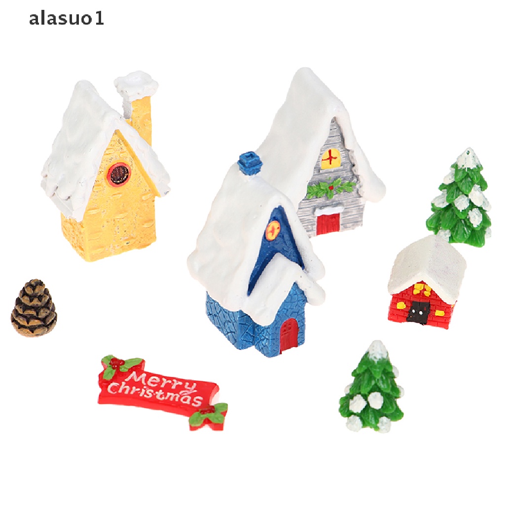 [alasuo1] Mô Hình Búp Bê Giáng Sinh Bằng Gỗ Mini Hình Thiên Thần Thiên Thần Trang Trí Nhà Búp Bê [VN]