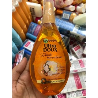 (New) Dầu dưỡng tóc Garnier Argan Ultra Doux 150ml