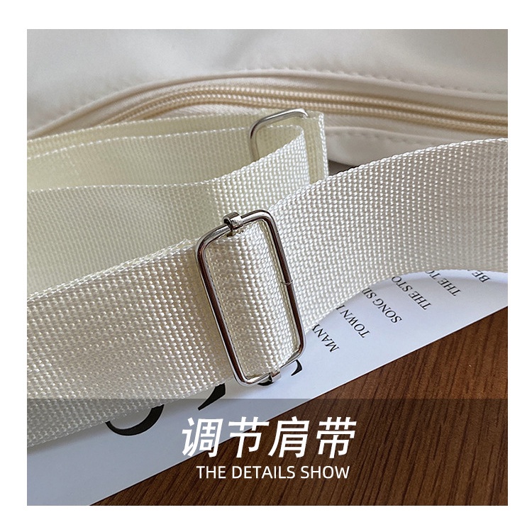 Túi Xách Đeo Vai Bằng Vải Bạt Chống Nước Sức Chứa Lớn Thời Trang Mùa Hè 2022 Phong Cách Nhật Bản Cho Nữ