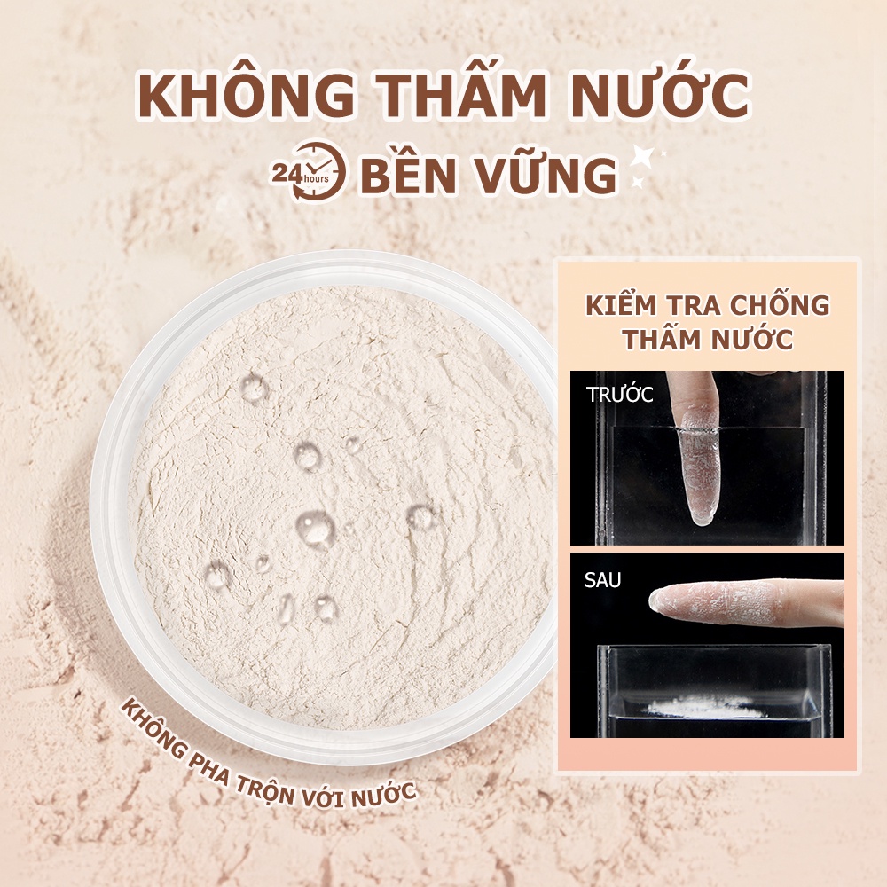 Phấn Phủ O.TWO.O Hút dầu chống mồ hôi Lâu Trôi Trọng Lượng Nhẹ 62g