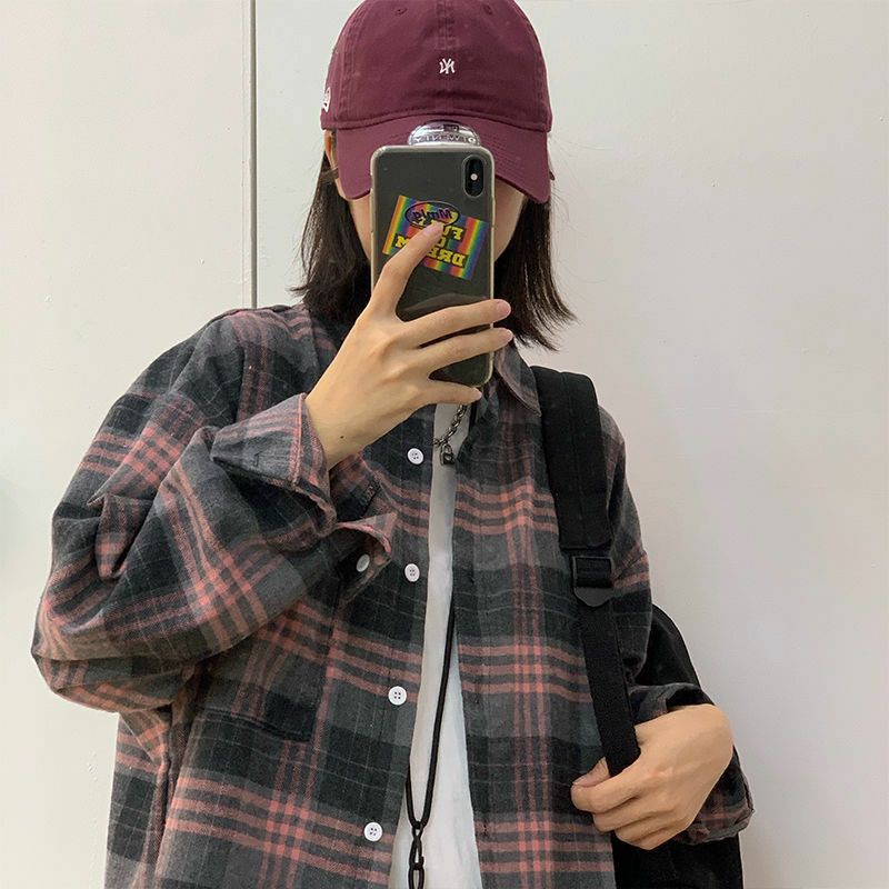 Áo Sơ Mi Flannel Kẻ Caro Nam Nữ Form rộng Phong Cách HIPHOP STREETWEAR - Áo Sơ Mi Khoác Ngoài Cao Cấp Siêu Đẹp