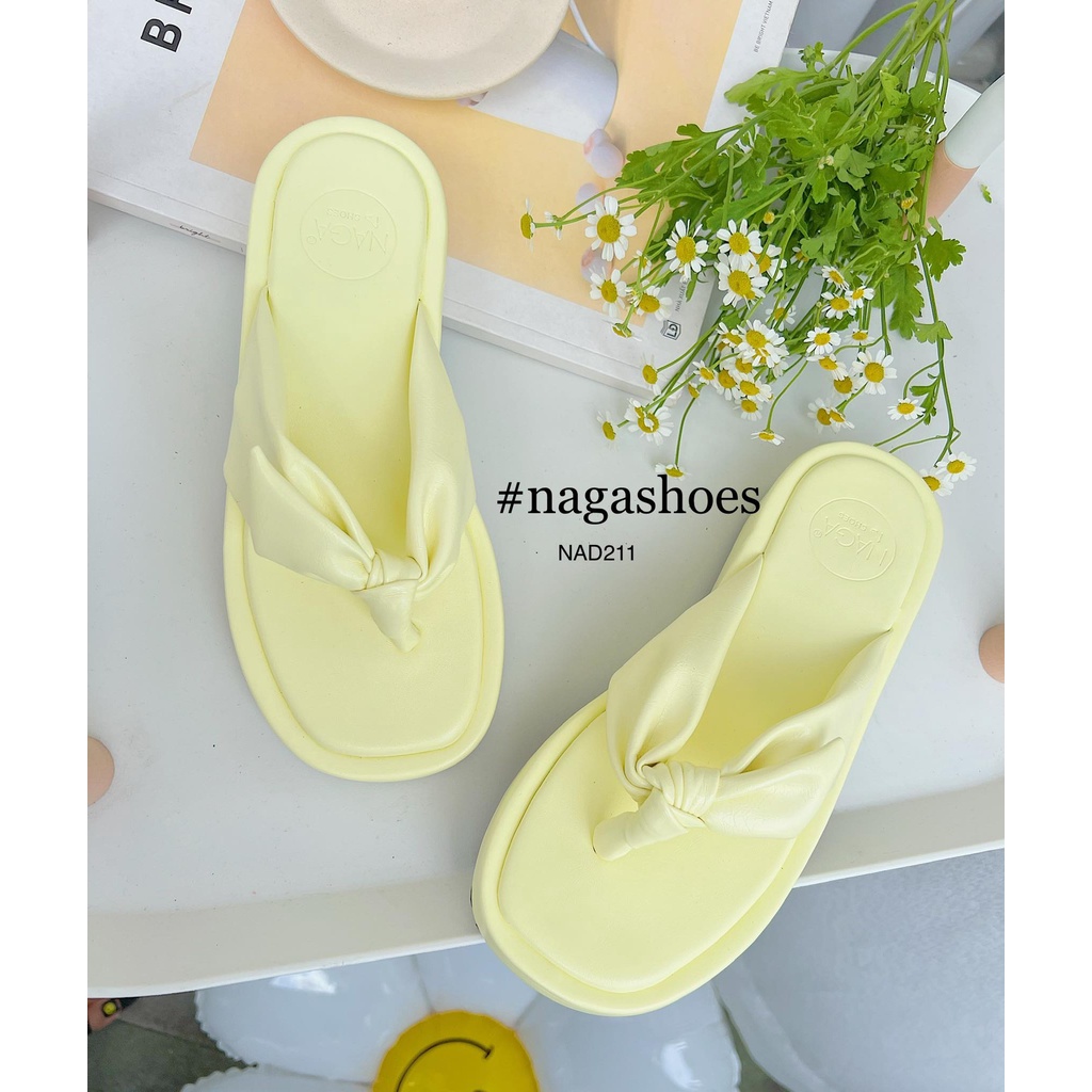 DÉP KẸP NAGASHOES QUAI GÚT 4CM NAD211