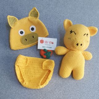 Set HEO VÀNG có kèm Thú Bông đồ len handmade