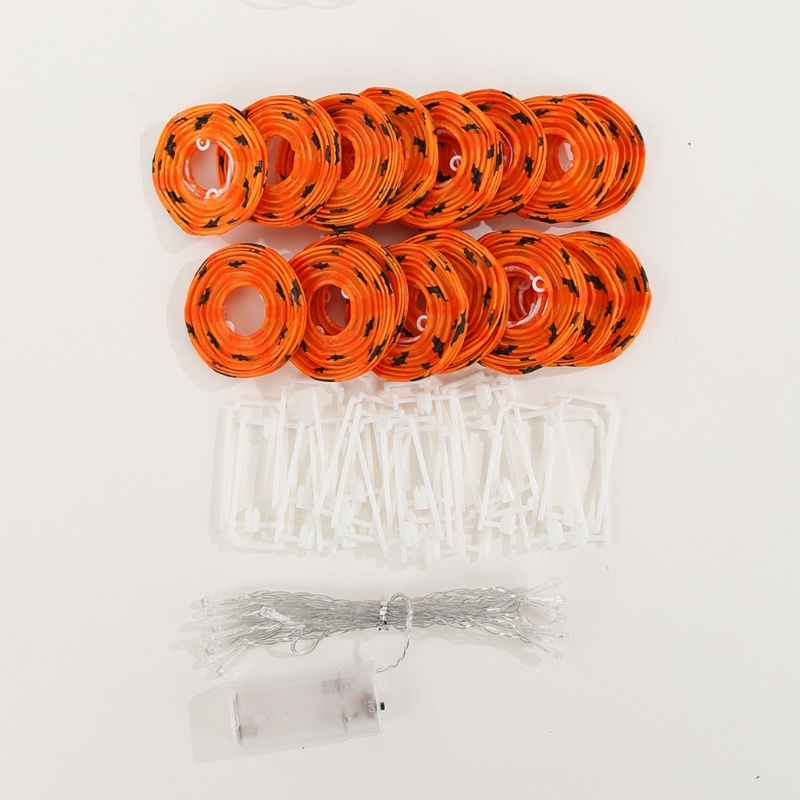 Dây Đèn LED 10 / 20 Bóng Hình Ma / Dơi / Bí Ngô Trang Trí Halloween