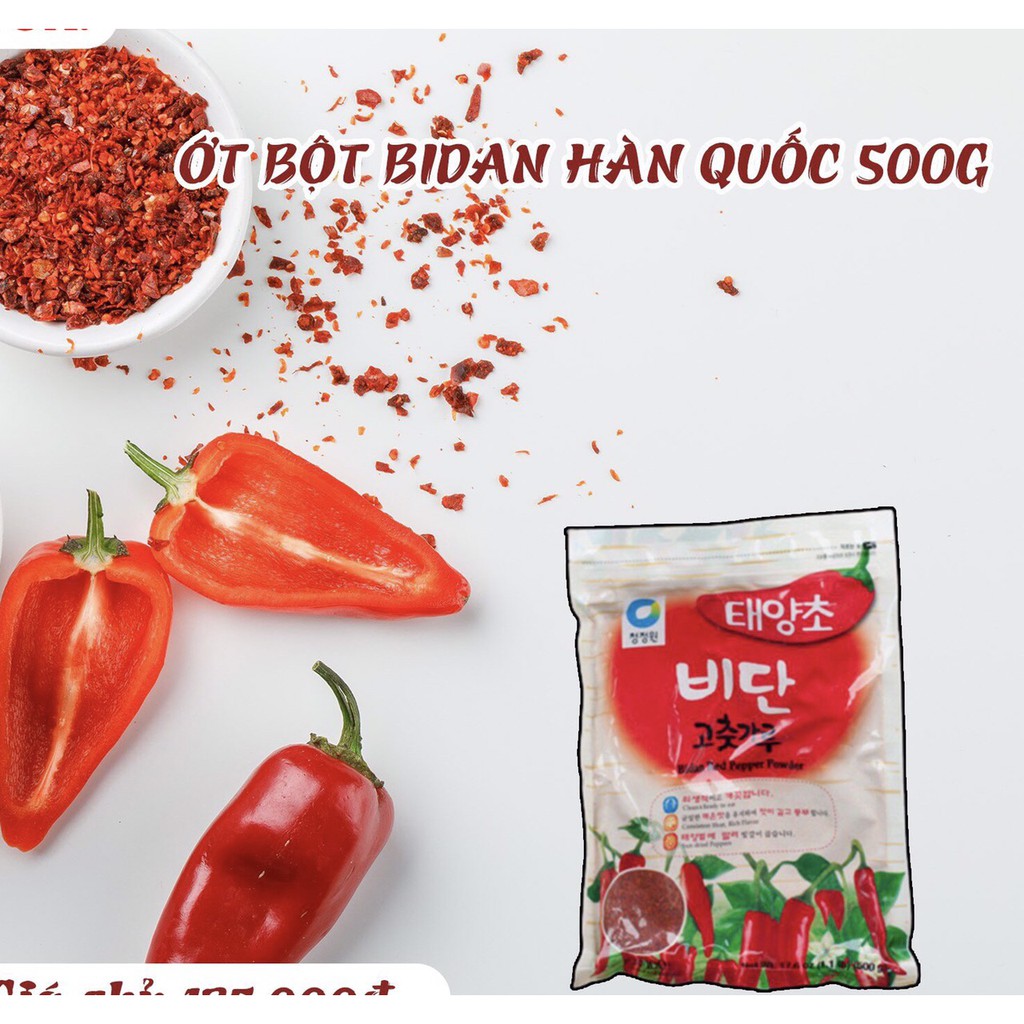 Ớt bột Bidan làm kim chi nhập khẩu 1kg