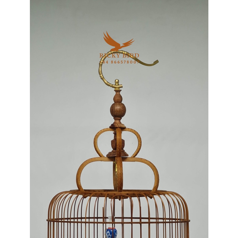 Lồng chim Mata Puteh - Thiết kế Rồng và Phượng hoàng