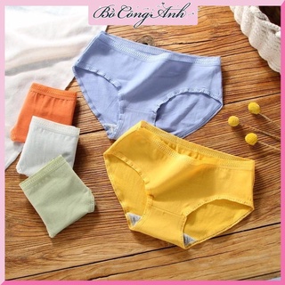 Quần lót cotton cạp ren nâng mông màng kháng khuẩn