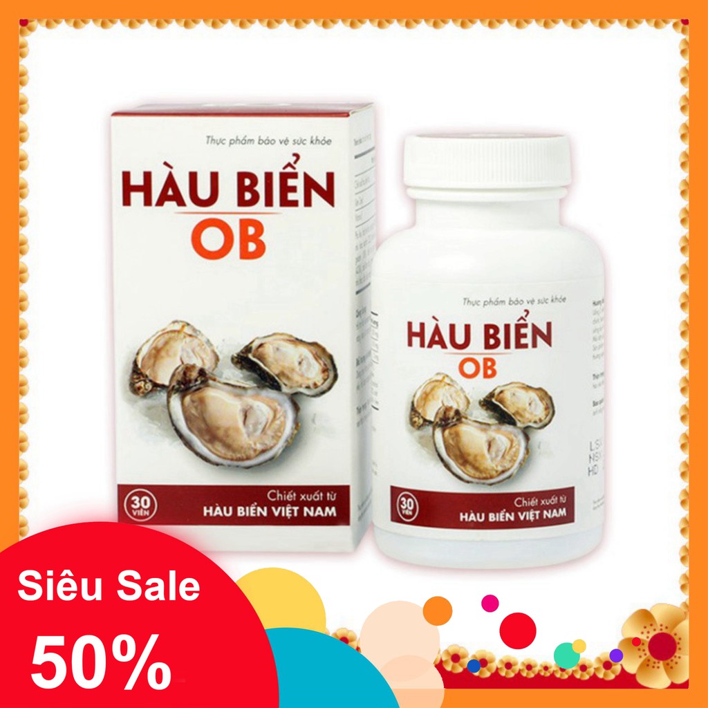 GIÁ CHUA TỪNG CÓ Tinh Chất Hàu Biển OB - Tăng chất lượng tinh trùng số 1, hỗ trợ cải thiện tình trạng rối loạn cương dươ