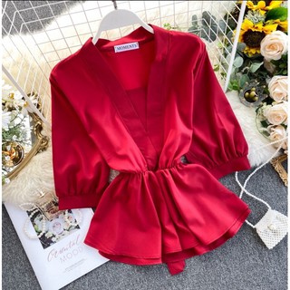 Áo peplum #bigsize 60=>90kg