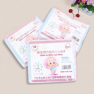 Khăn sữa xô xuất nhật 3 lớp