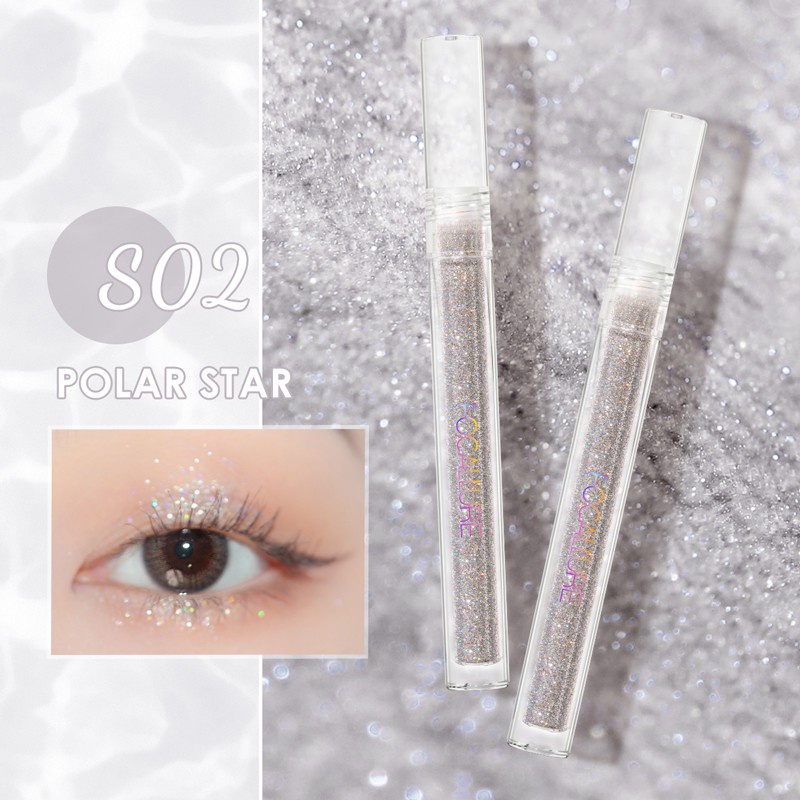 Nhũ Mắt Lấp Lánh Dạng Lỏng Bền Màu FOCALLURE Glittering Liquid Eyeshadow | FA195