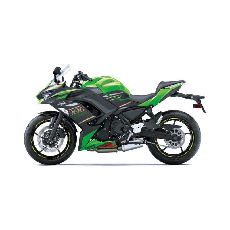 Miếng Dán Phản Quang Trang Trí Bánh Xe Mô Tô Kawasaki Ninja 400 650 250