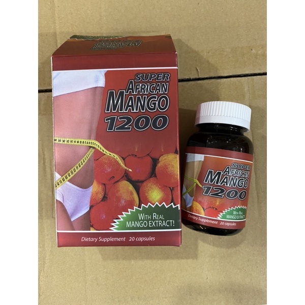 Viên uống giảm cân SUPER AFRICAN MANGO 1200 ,Giảm cân an toàn hiệu quả không tác dụng phụ gây mệt mỏim