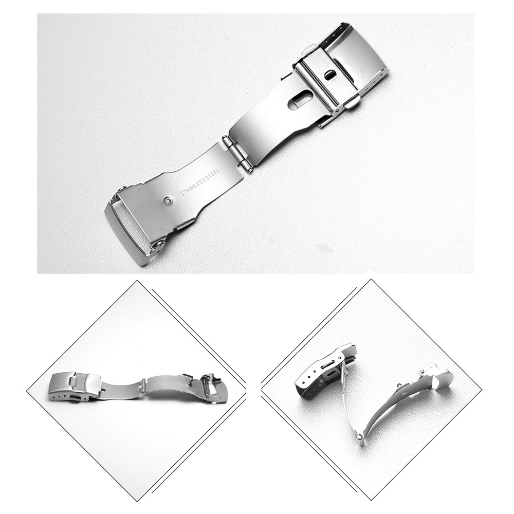 Dây Đồng Hồ Bằng Thép Không Gỉ 12 / 14 / 16 / 18 / 20 / 22 / 24 / 26mm