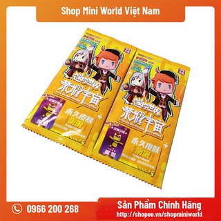 Thẻ Bài Mini World SS4 [Gửi 1 Gói Ngẫu Nhiên, 5 Thẻ Bài]