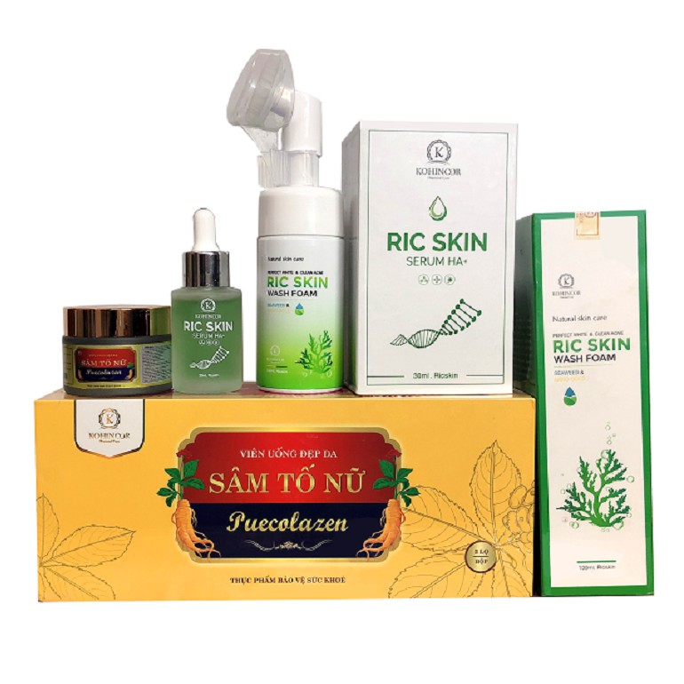 Ric Skin Combo Serum + Sữa rửa mặt Ric Skin Wash Foam | BigBuy360 - bigbuy360.vn