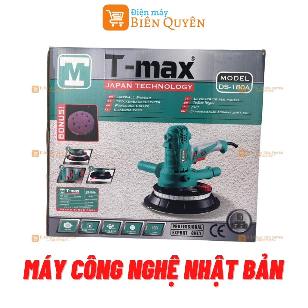 Máy Chà Tường TMAX , Máy Đánh Tường, Đánh Bóng Bề Mặt, Mài Tường Siêu Khỏe, Có Đèn LED Siêu Sáng - Công Xuất 950W JAPAN