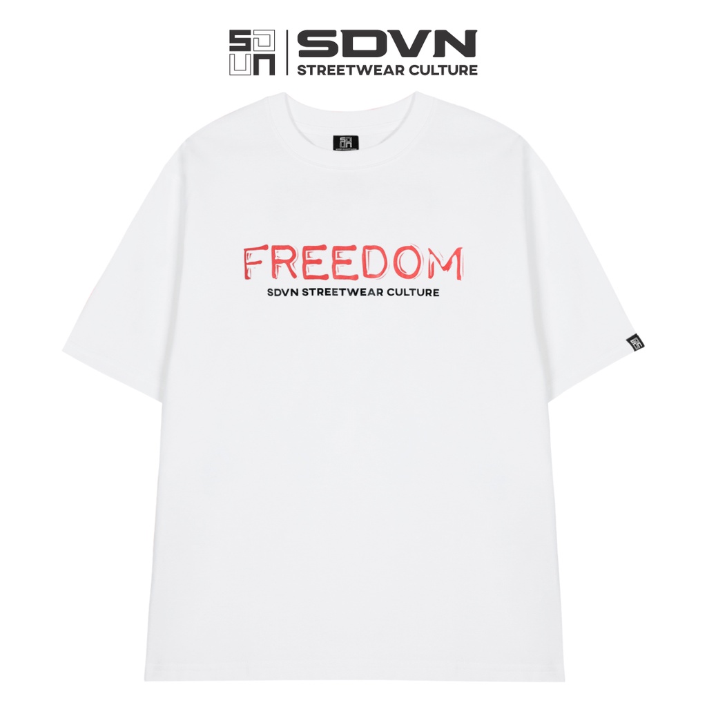 Áo Thun Unisex Nam Nữ Form Rộng SDVN Freedom Brave