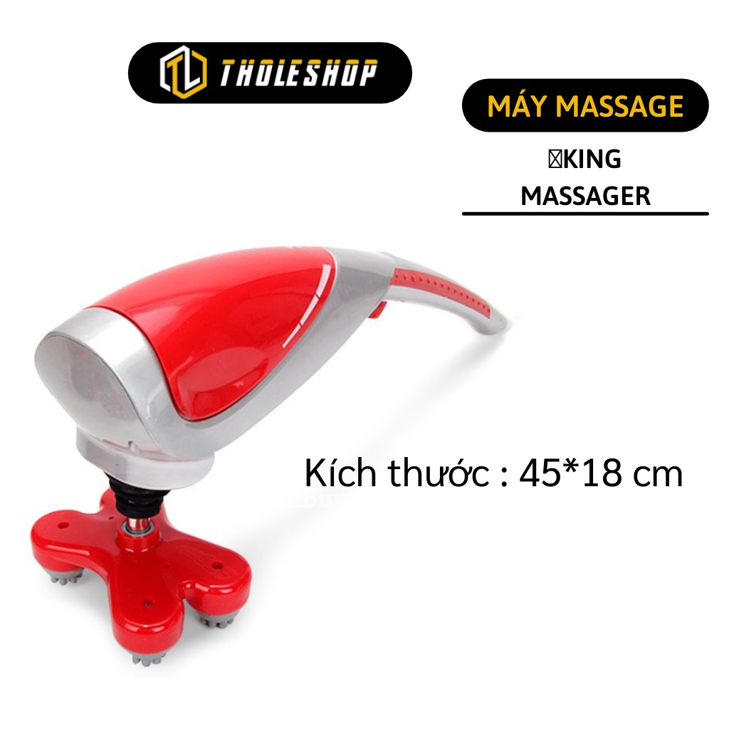 Máy massage cầm tay 10 đầu King Massager chuyên cho người cao tuổi - cắm điện cao cấp 2202