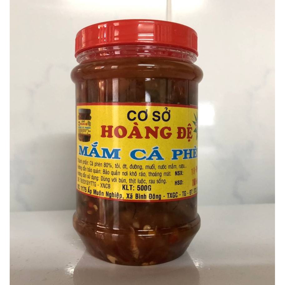 Mắm cá phèn Hoàng Đệ hủ 500gr