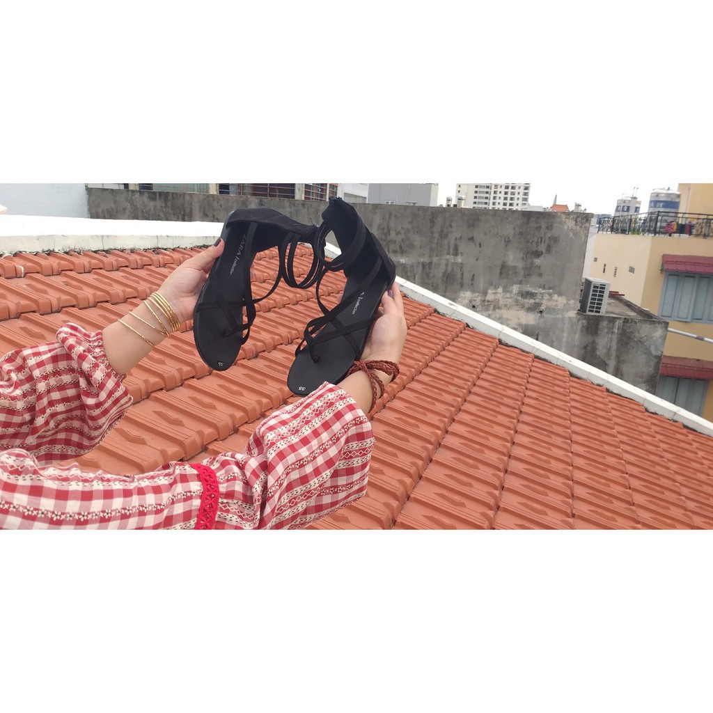 Dép Sandal Chiến Binh Cao [Hình Thật] Giày Xinh Giá Rẻ