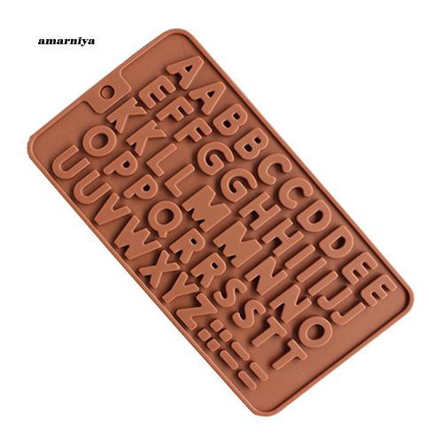Khuôn silicon làm bánh đa năng tiện dụng hình chữ cái sáng tạo