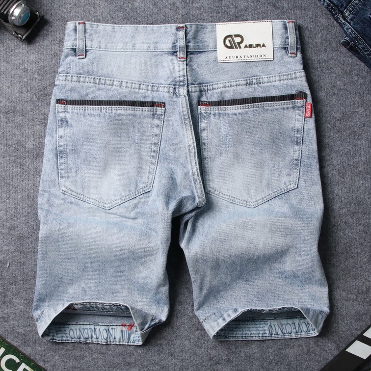 Quần short nam jean TS414  vải bền đẹp Tronshop